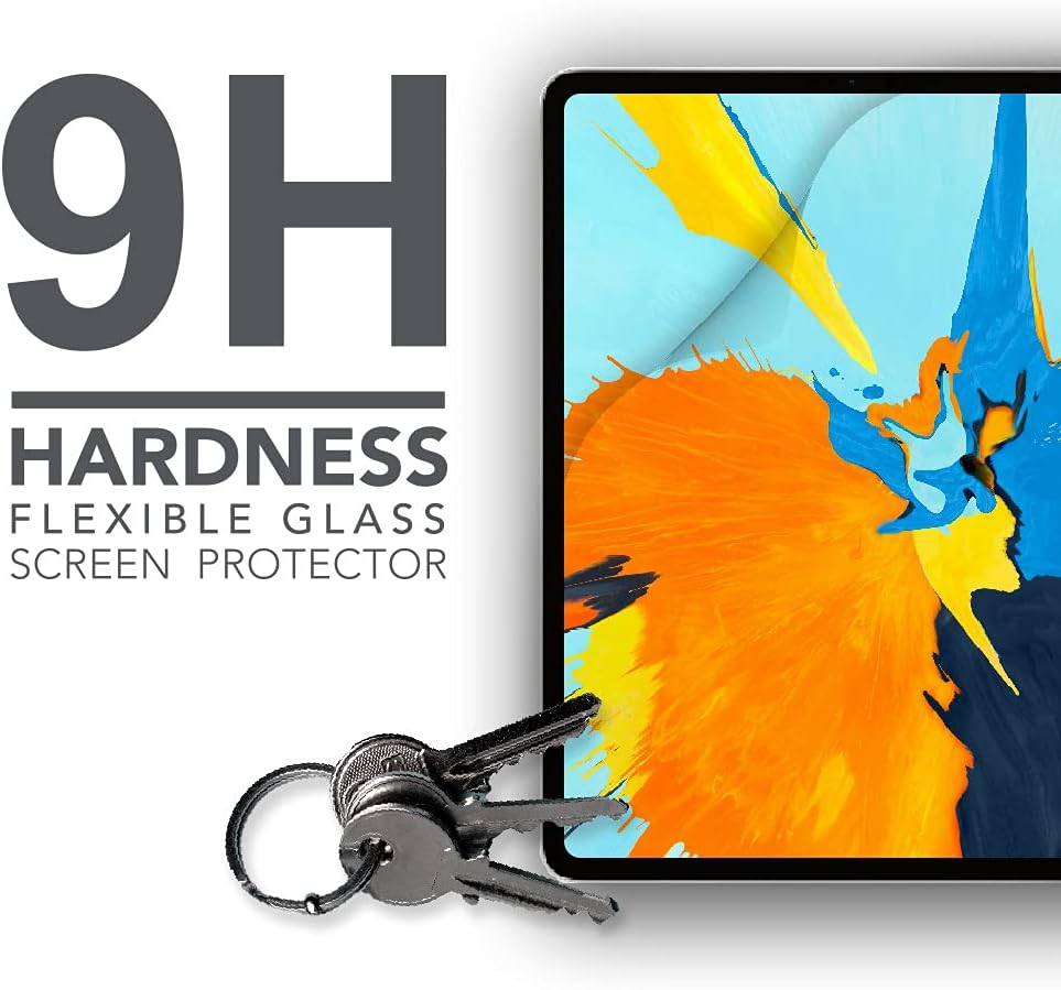Armor Flexible Glass Screen Protector for iPad Pro 12.9" (3rd /4th / 5th / 6th Gen), 9H with HD