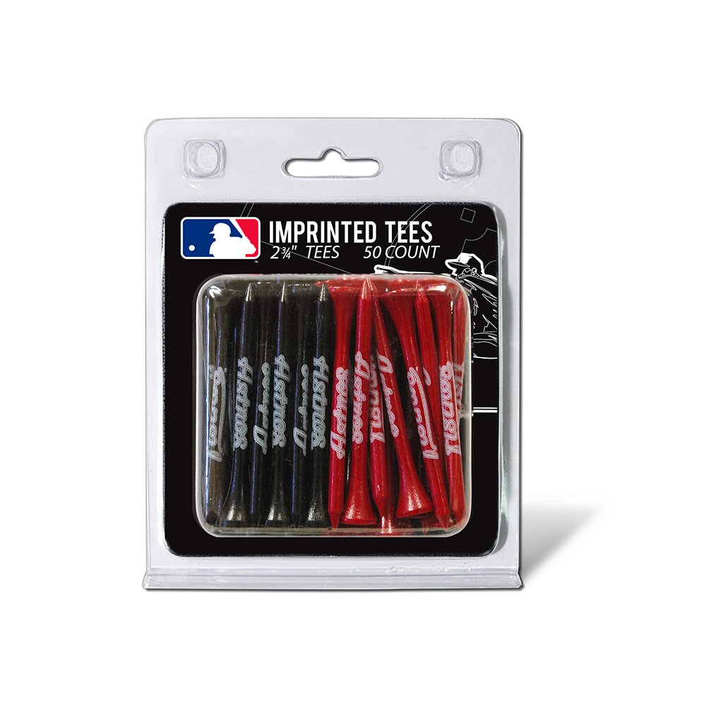 Team Golf MLB Houston Astros 2-3/4" Golf Tees, 50 Pack, Regulation Size, Multi Team Colors