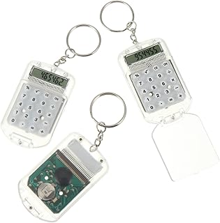 Ciieeo 3 Pçs Chaveiro Calculadora Mini Chaveiro Calculadora De Bolso Micro Computador Calculadora Escolar Chaveiro Mini Calculadora Estudantes Chaveiro Calculadora Mini Calculadora