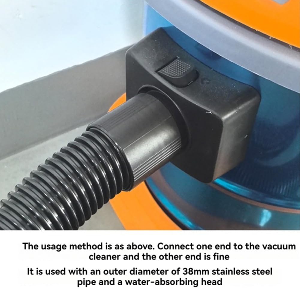 Extracteur de Main Universel pour Aspirateur Humide et Sec de 3,5 M avec Ensemble de Buses Transparentes pour Le Nettoyage des Tapis et des