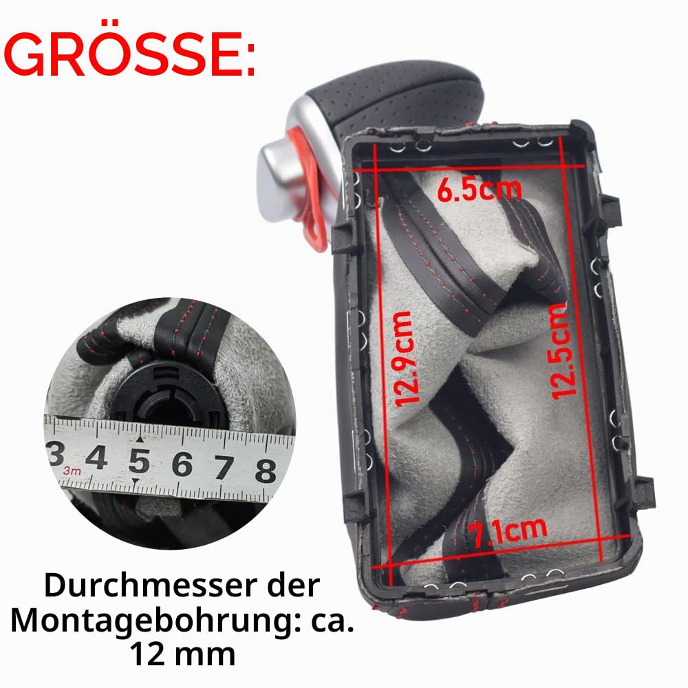 Automatischer Schaltknauf mit Gamasche für A=UDI A4 B8 A5 Q5
