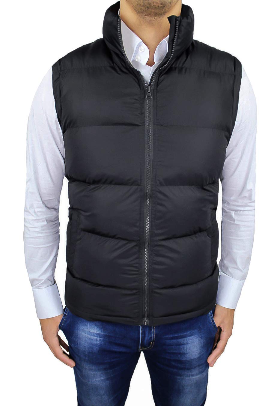Cazadora impermeable de hombre en color negro talla L para la lluvia 3
