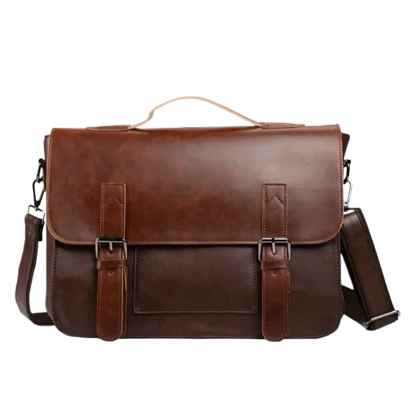 Sac messager en cuir PU idéal pour le travail et le trajet quotidien