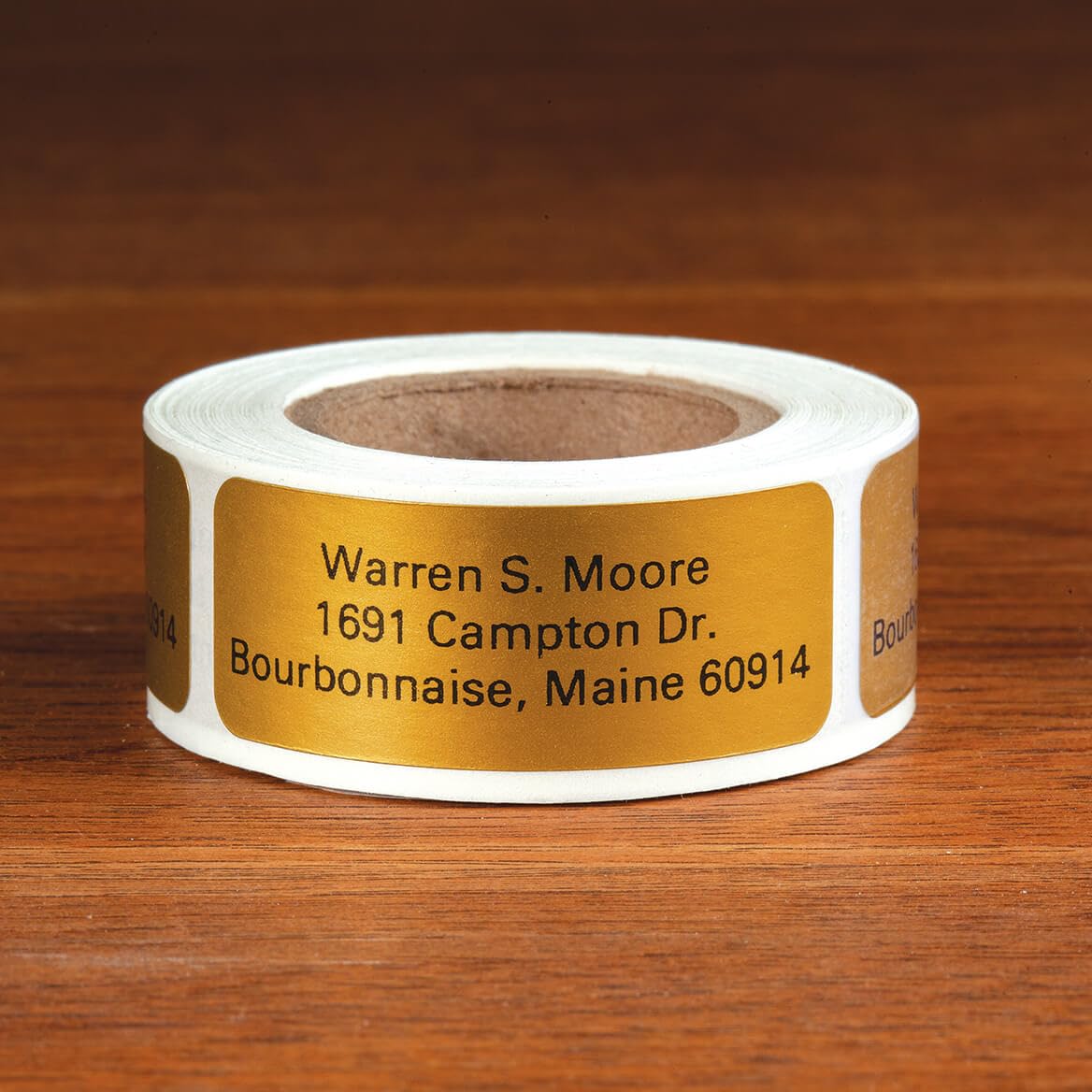 Small Address Labels Personalized Gold Address Labels Custom Self-Stick Address Labels - 200 White ...
