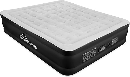 Miniatura 65 de SoundAsleep - Colchón de aire Dream Series con tecnología ComfortCoil y bomba interna de alta capacidad Azul,Negro -,Bandera de Estados Unidos