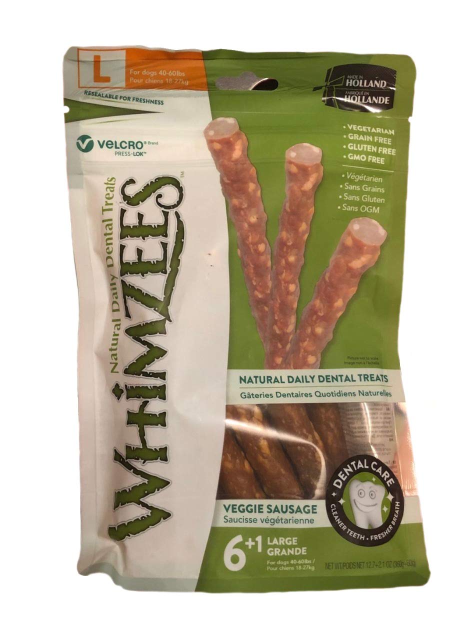 WHIMZEES Veggie Sausage Large 60g Display BoxPack of 50