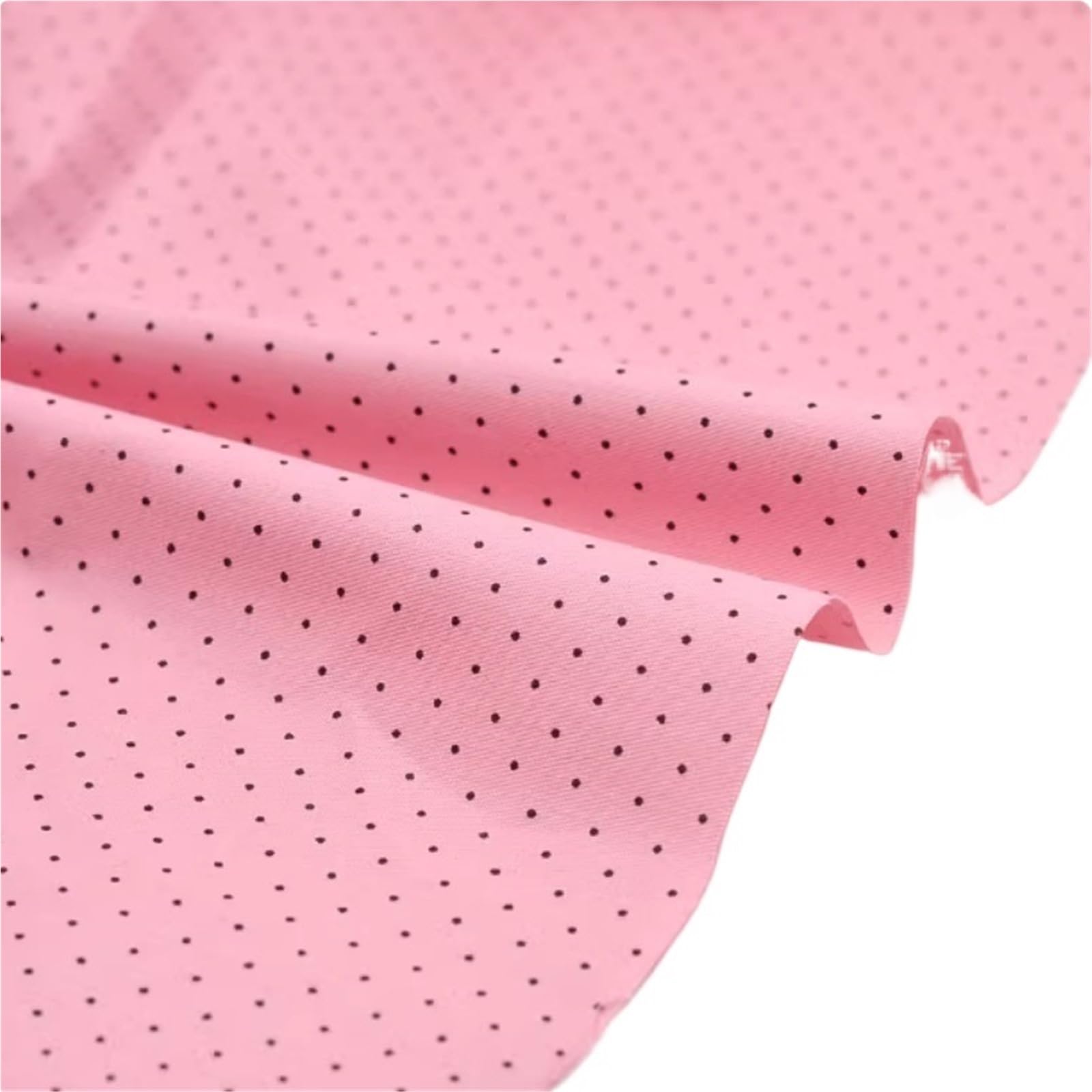 HKSDKABOP Cotton Twill Polka Dot Fabric 140x50cm 1mm Dot Multicolor Crafts DIY Home Decor(Color3)