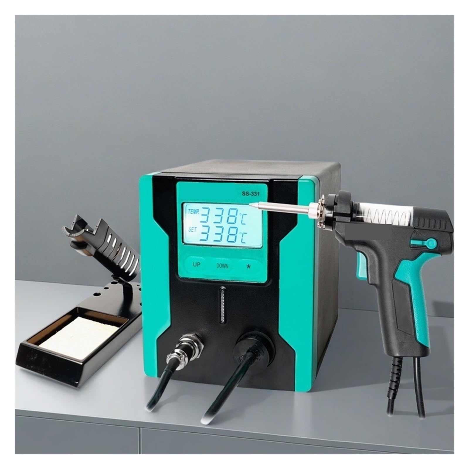 Bomba desoldadora eléctrica digital LCD, pistola de succión for desoldar BGA, con función apagado automático,Respuesta rápida