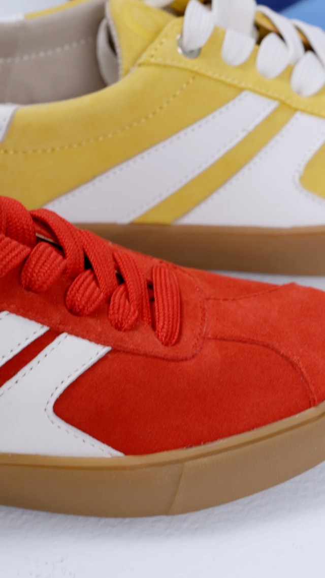 Amazon.com | Naturalizer Womens Medina Sneaker Crimson Red Suede 5