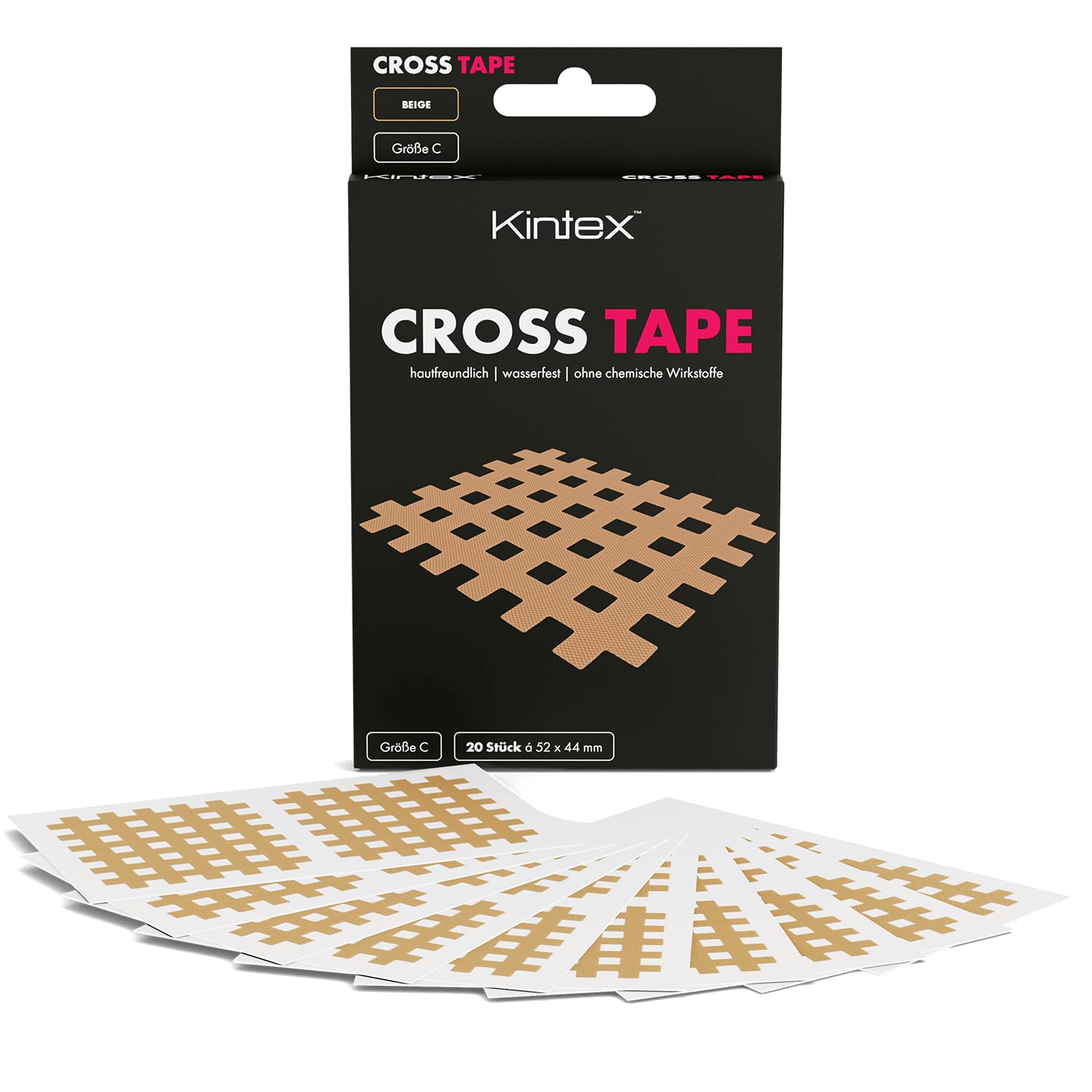 Kintex Cross Tape A, B, C in blue, pink or beige