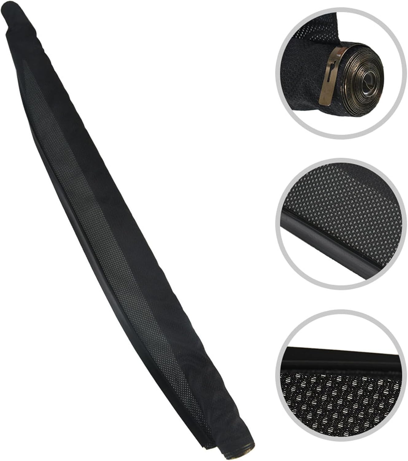 Sonnenblende Sonnenschutz Auto Sonnendach Visier Rollo mit Clips Schiebedach Sonnenschutz Ersatz für Passat B7 Q5 8R Alhambra Leon 5F Yeti Superb 3T Autozubehör Teil# 1K9877307B Schwarz