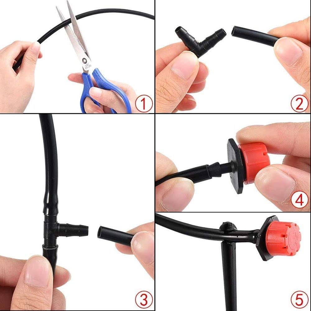 Diy Crafts 12037 7594 Automatic Irrigation System Kit 43834 in Drip Tubing, 10m Pipe, Multicolor 1
