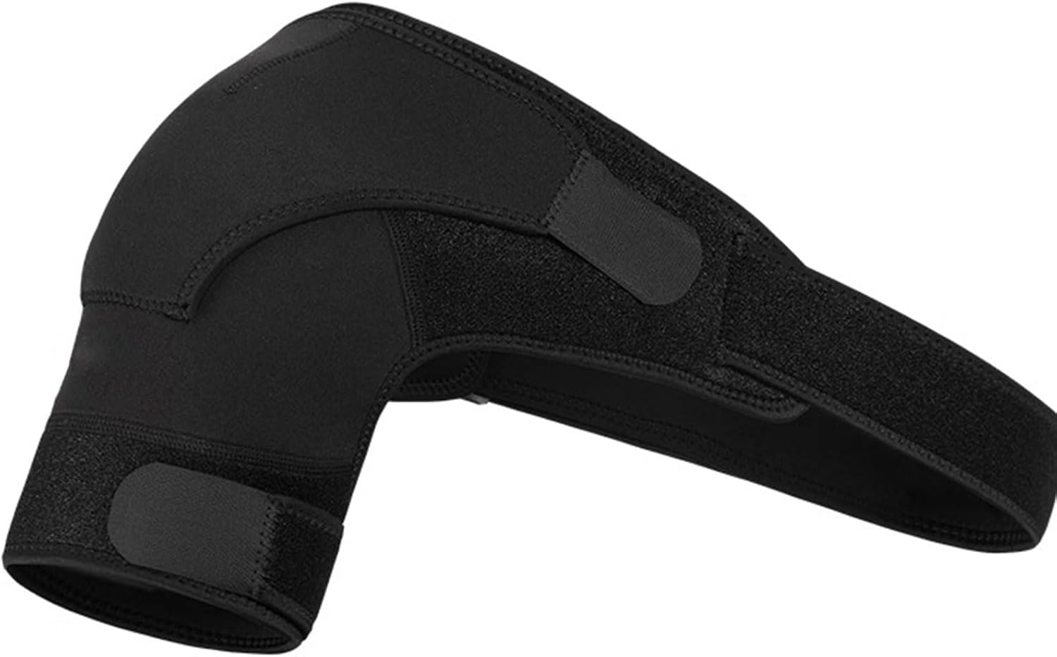 Shoulder Brace Rotator Cuff Support, Shoulder Compression Sleeve for Pain Relief, Preventing Strains and Dislocation, Adjustable Fit Men & Women,Black,Right