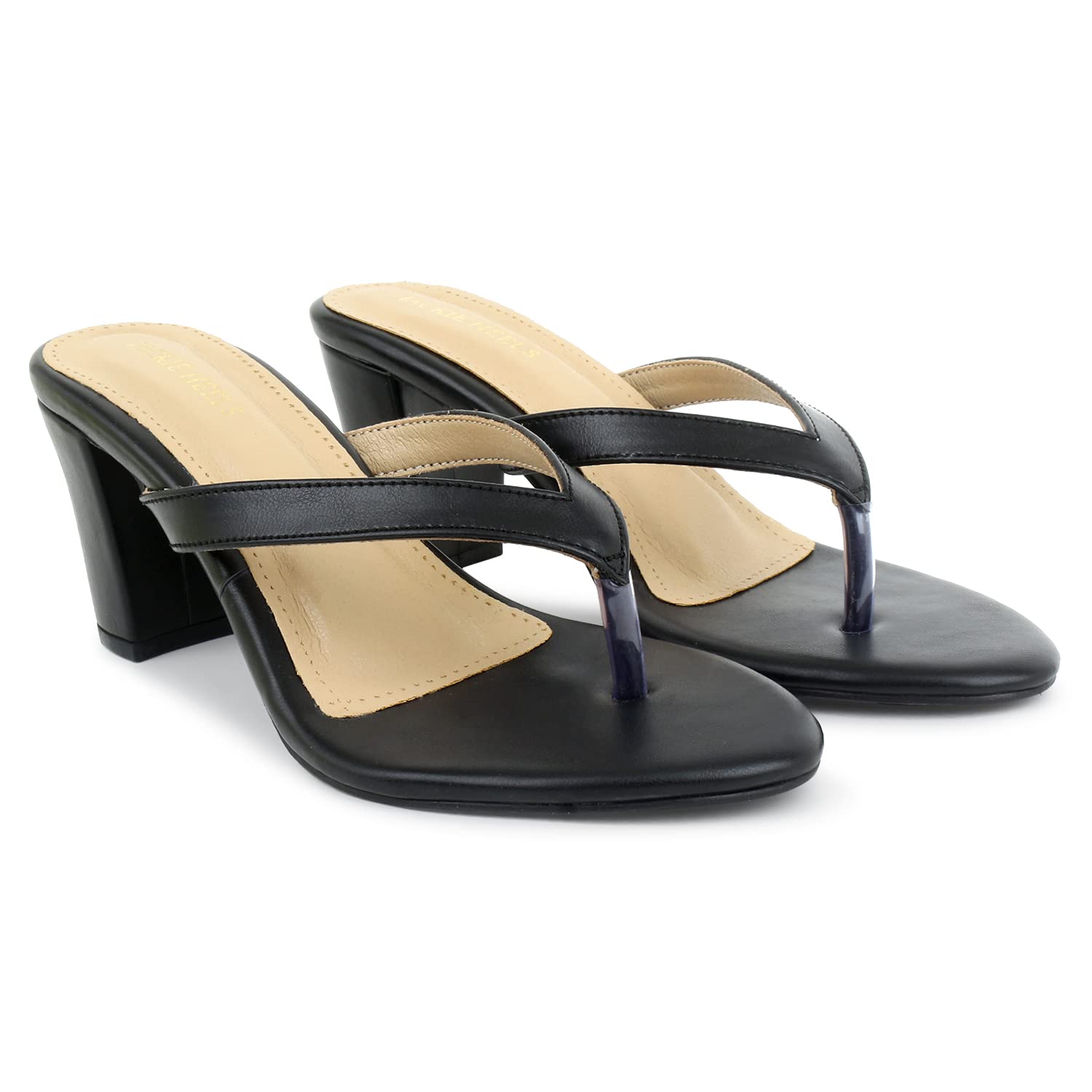 Women Black Solid Block Heels (numeric_3) (B0BJFLP5D7) Amazon Price History, Amazon Price Tracker