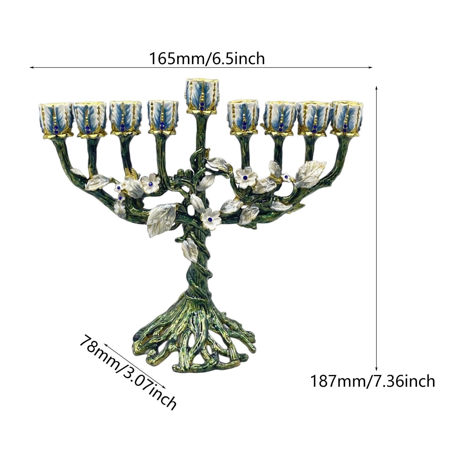 Qianly Candelabro Tradicional de La Menorá, Festival, Hogar,