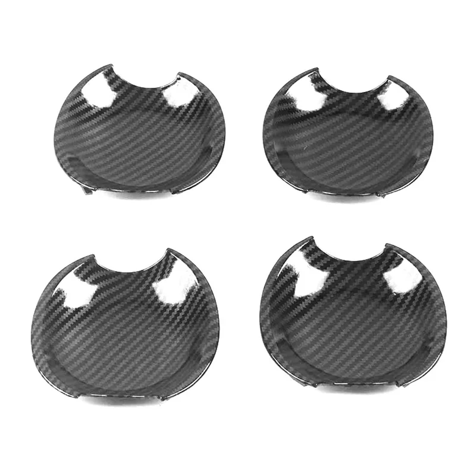 BQWYEDPL Fit for Mazda CX9 2008-2014 Door Bowl Handle Decorative Scratch-Proof Modification Accessories Car Door Latch Handle(Small doorbowl Fiber)
