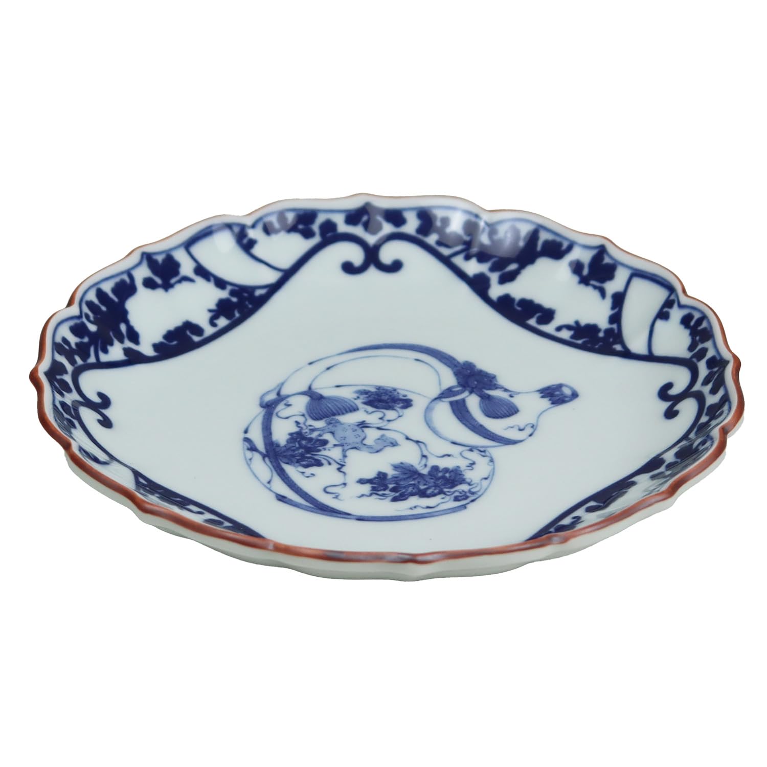 Yu-Gi Romance Kurimari Border 5-Inch Plate Bassesque Arasque Gorgeous Kyomari Ro