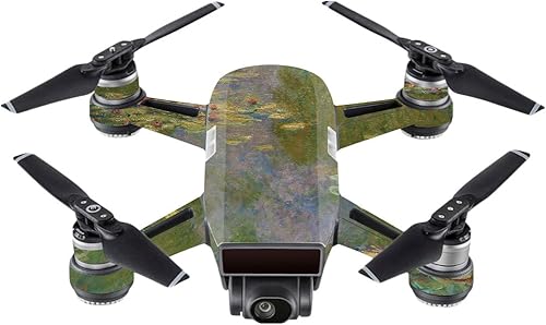 MightySkins - Pegatina para piel (compatible con DJI, 100 unidades), color negro), DJSP-Water Lilies