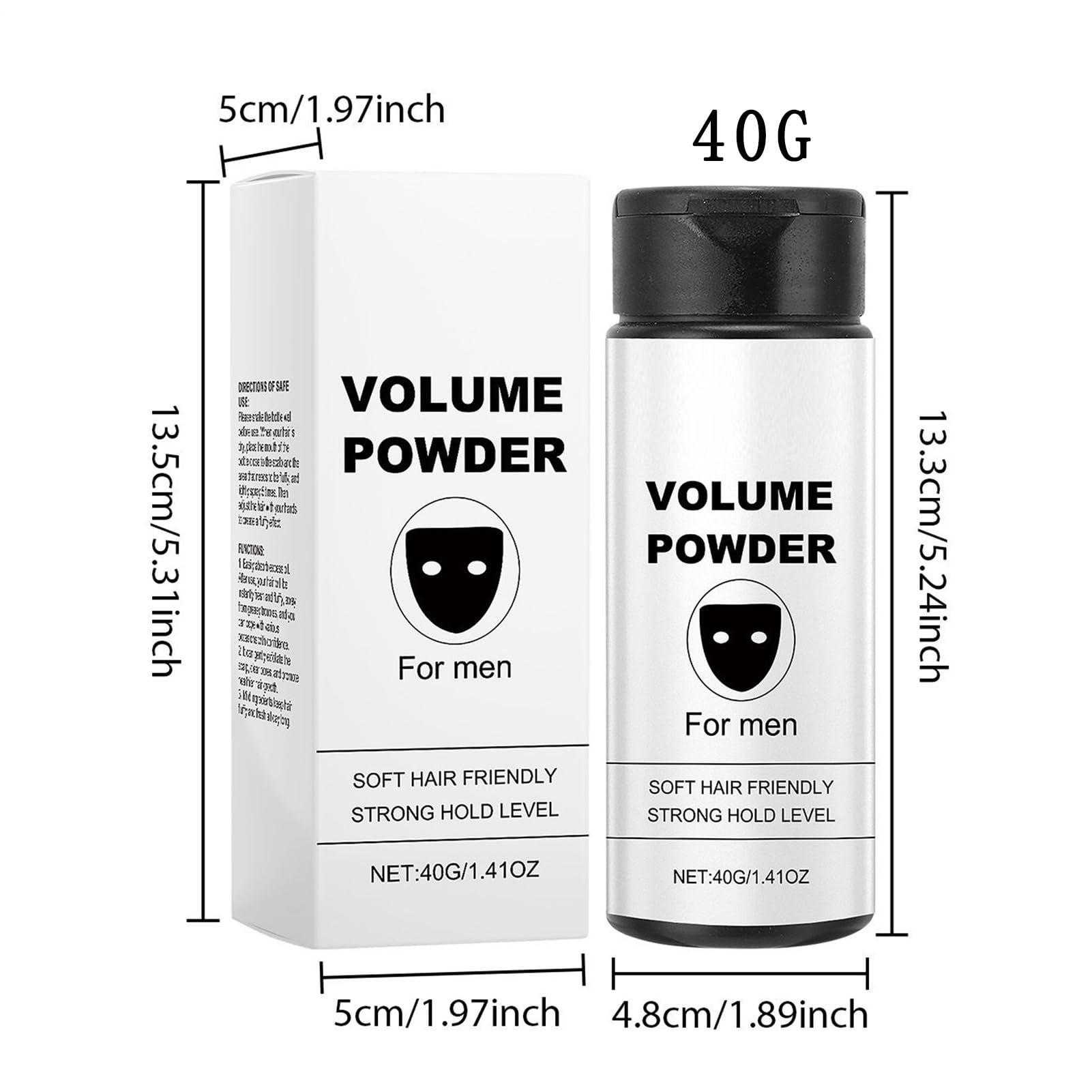 Hair Styling Powder, Volume Texture Powder, Matte Finish Grooming, Lightweight HairLift Easy Daily Use, Portable HairTool for Appointments Events, Compact Styling Solution