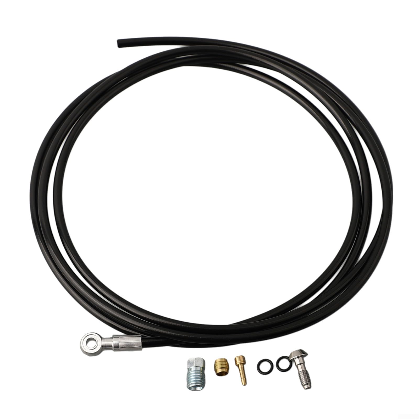 Kit tubo freno per bicicletta e inserti di collegamento in ottone, kit tubo freno a disco idraulico da 2500 mm per MT4 a MT Trail parte di ricambio