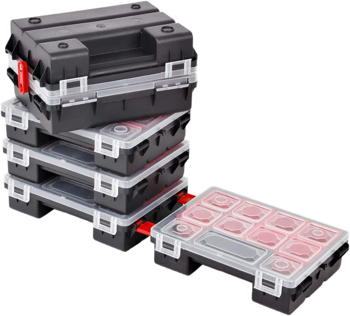 Sortierkoffer Mit 11 Fächern - Kleinteile Organizer Für Werkstatt & Hobby