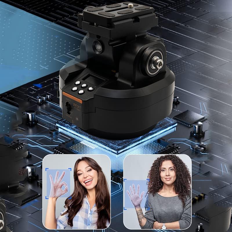 Two women demonstrating 'OK' and 'Palm' hand gestures for AI face tracking