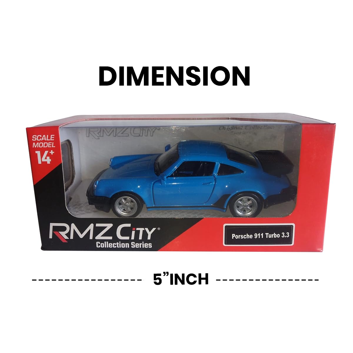 Rmz City 5 Inch Die Cast Porsche 930 Turbo (1975-1989) Toy Car 1