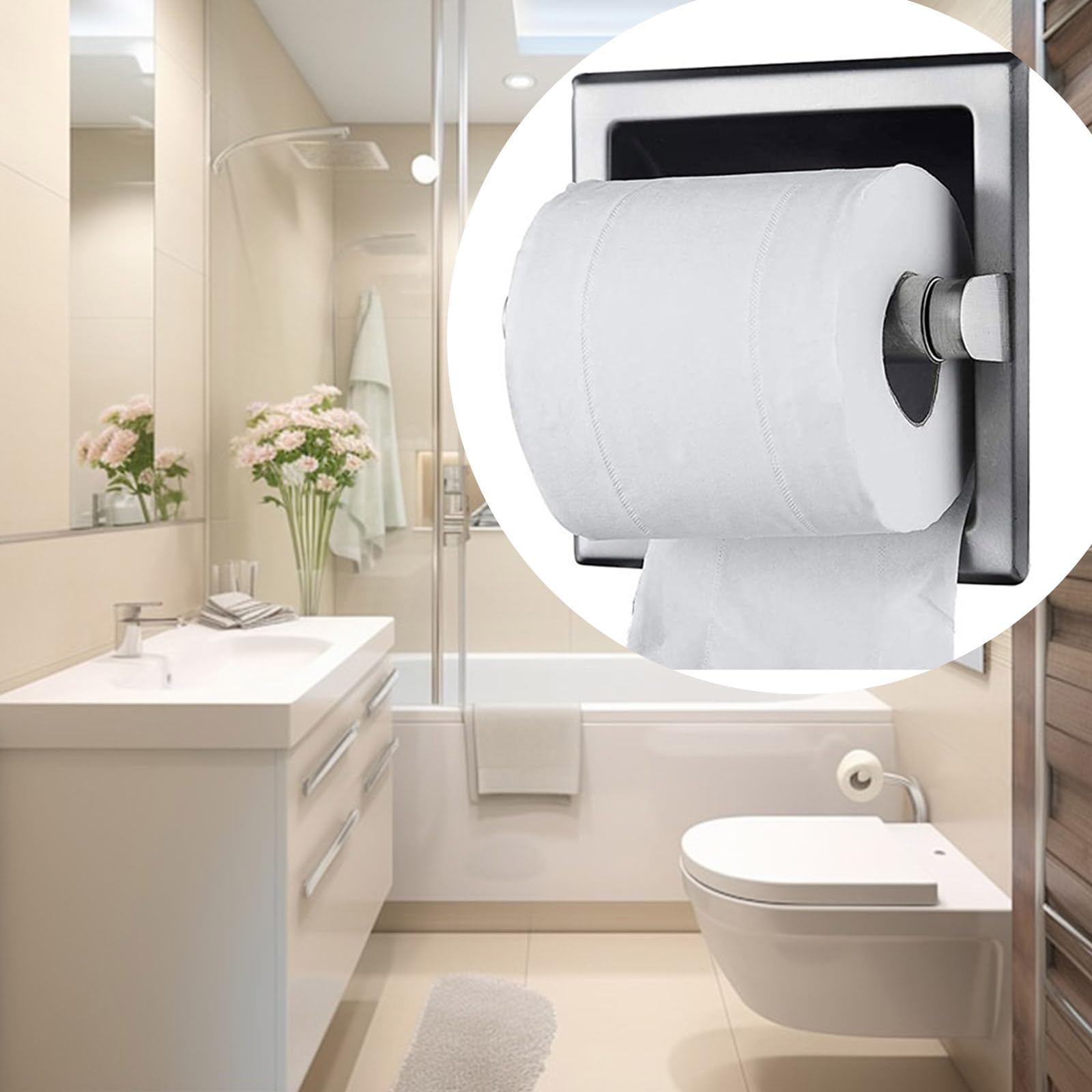 Ersatzstange Für Toilettenpapierhalter – Federstab Aus Edelstahl, Verchromt, Länge 16 Cm, Einfach Zu Installieren