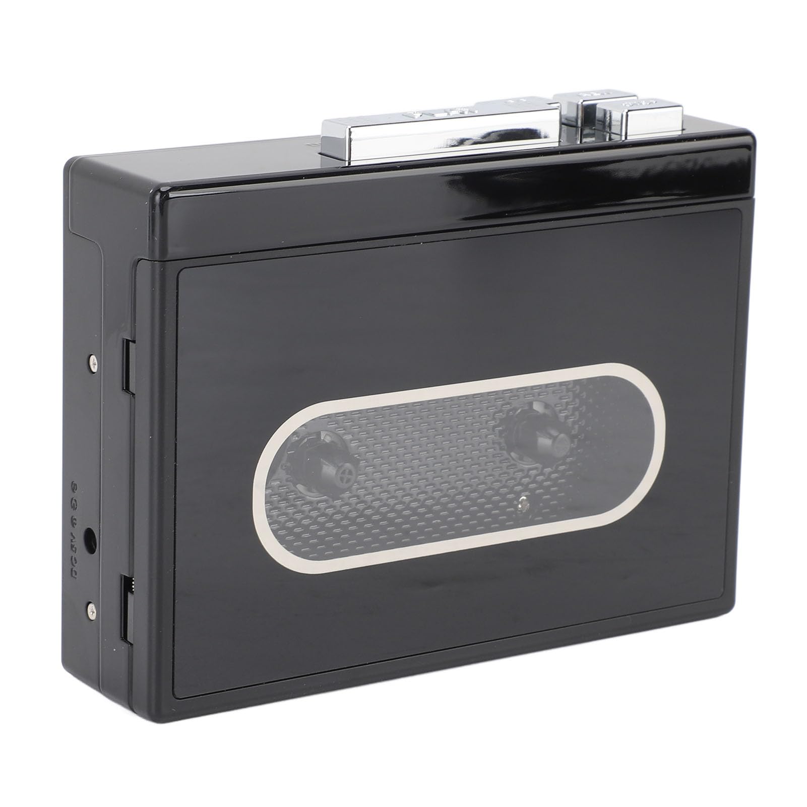 Lecteur de Bande DC5V avec 3,5 Mm Elecphone 5.0 FM Radio Stéréo Sound Vintage Portable Cassette Tape Lecteur pour Les Enregistrements Vocaux Musicaux Tapes Enregistrements Tap PlayerCassette