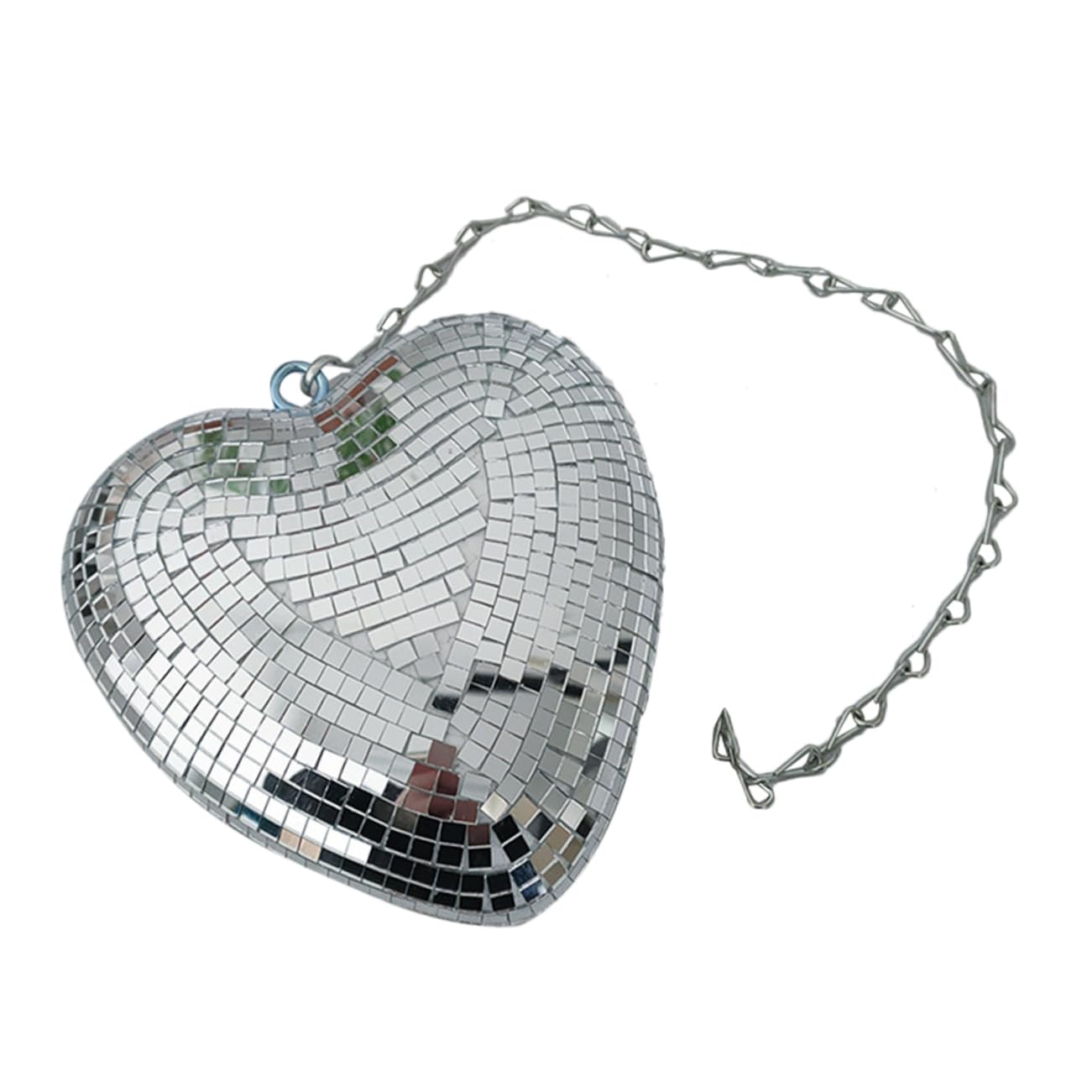 Amosfun 5 Piezas Bola de Discoteca Colgante Forma Reflectante para Decoración de Fiestas para Bodas Cumpleaños y Celebraciones Navideñas