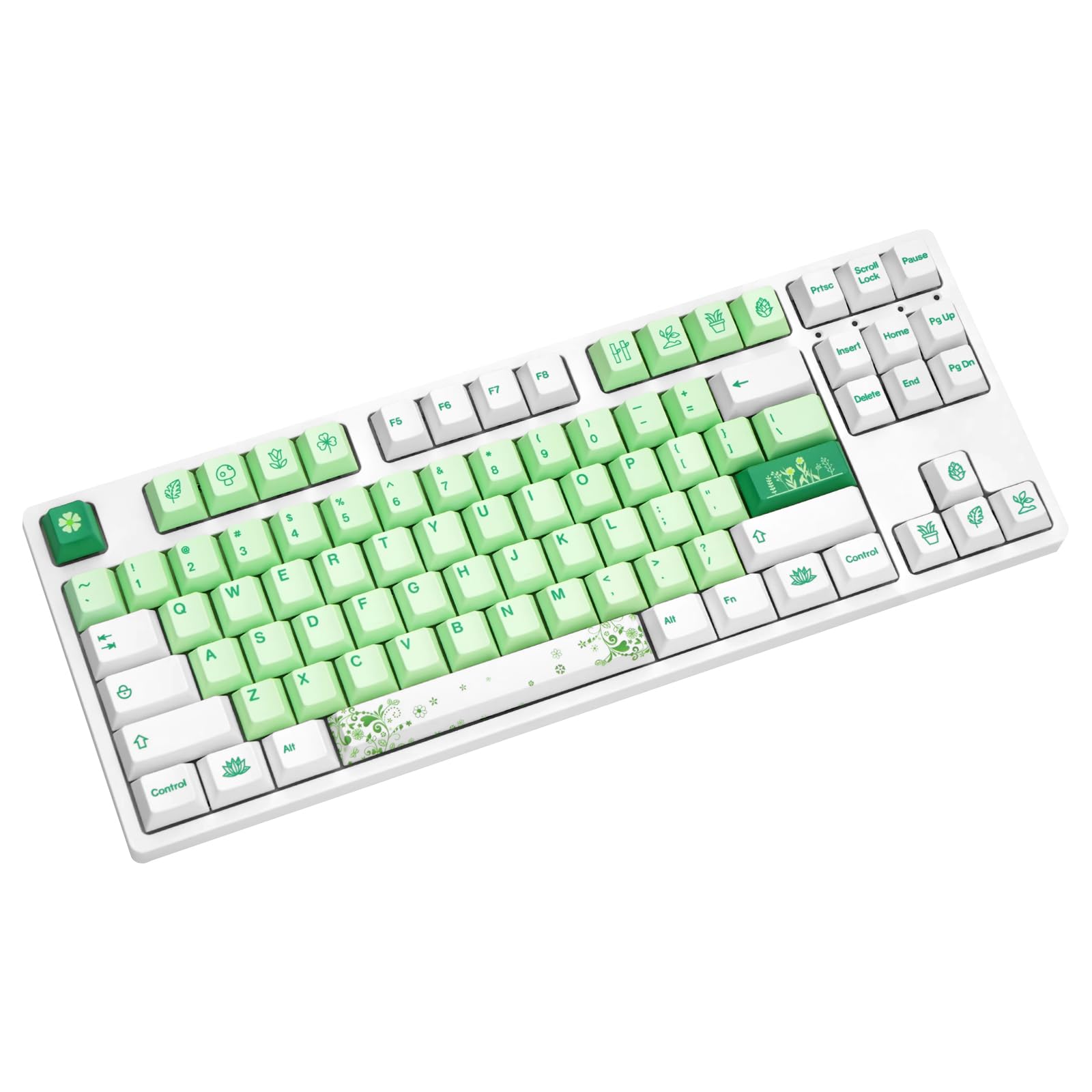 137 Toetsen Minimalistische Witte Keycap Set Cherry Profiel Pbt Sublimatie Keycaps Voor Mechanische Toetsenborden
