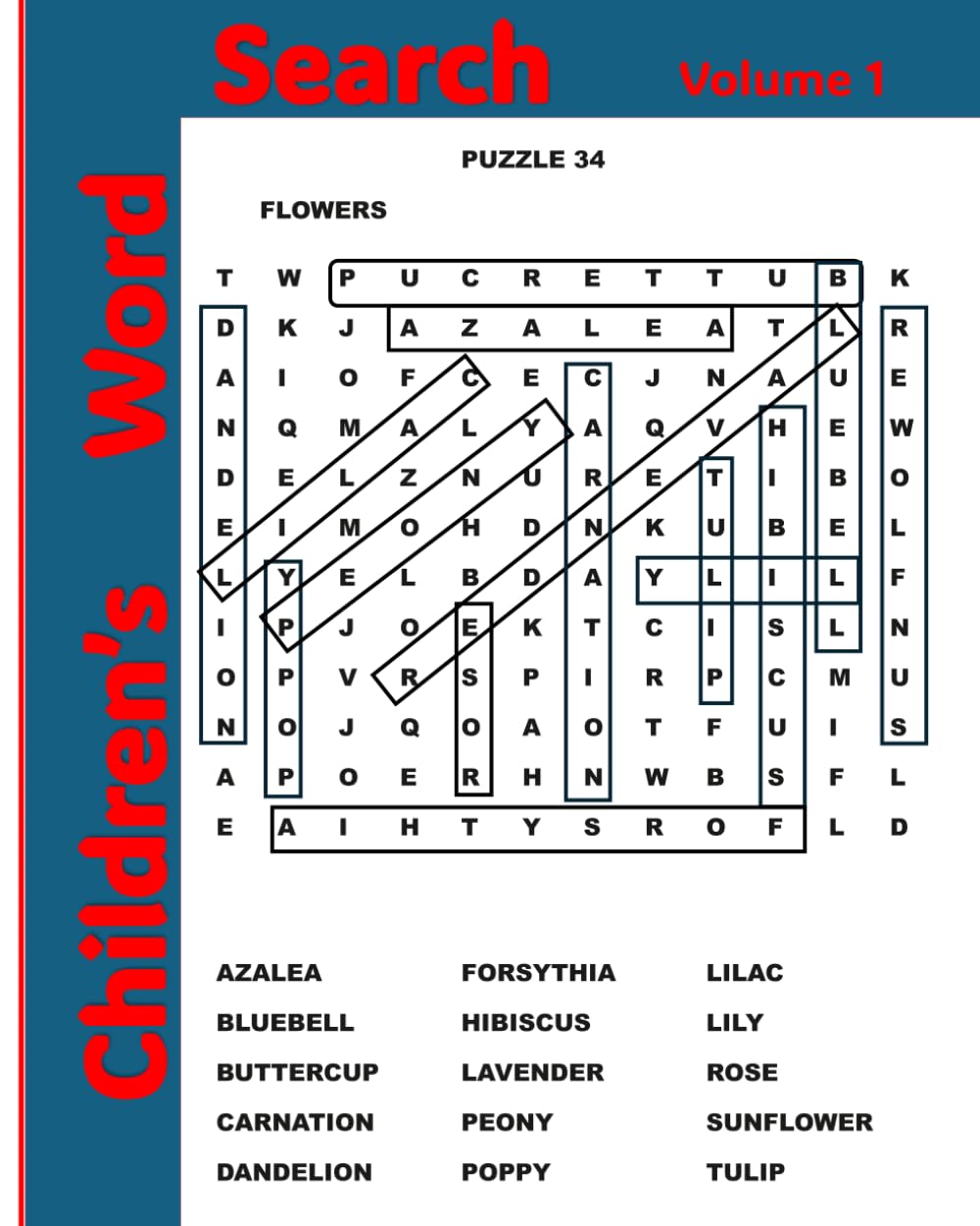 Children's Word Search Volume 1