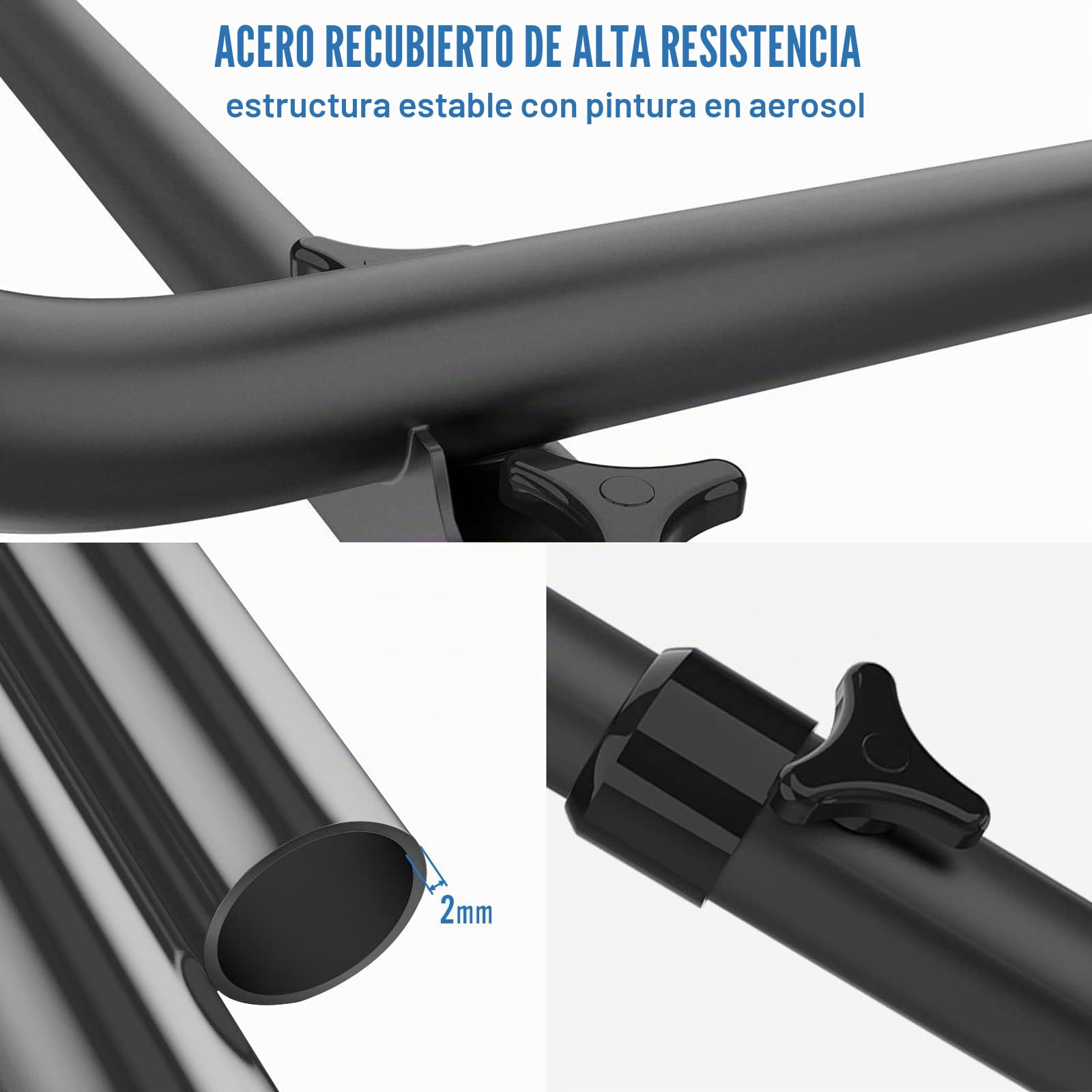 Todeco Soporte de Suelo para Hamaca Con Ruedas y Bolsa de transporte, Accesorios: Hamaca no incluida, Tamaño: 296-380 x 107-132 x 100 cm