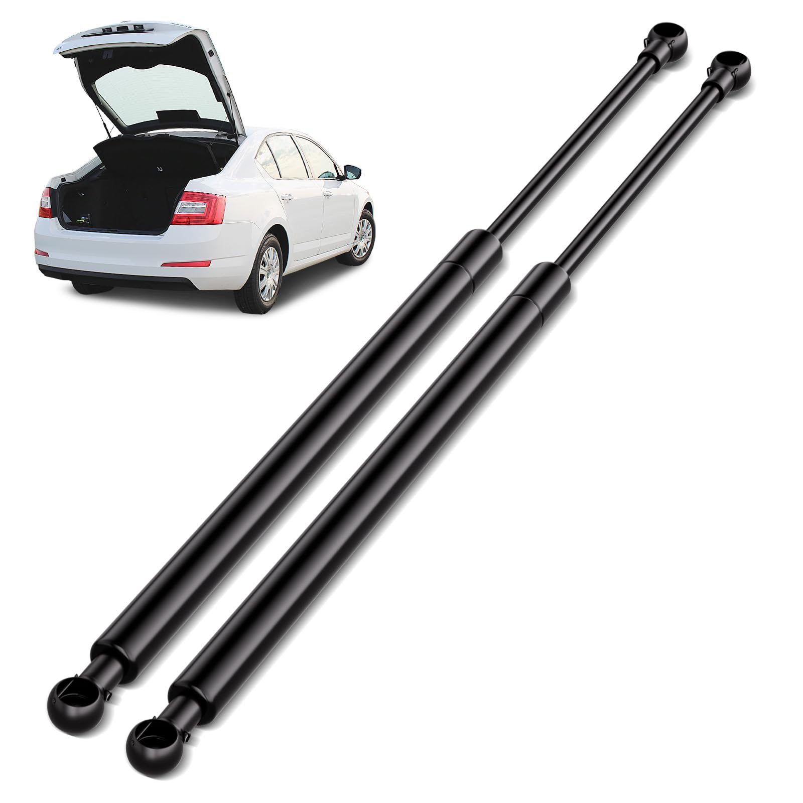 Rear Hatch Struts for Scion TC 2011-2016, Hatchback Trunk Shocks Rods Lift Support for Scion TC Base Coupe 2-Door-Without Spoiler, Replacement OEM # PM3236, 2 Pcs