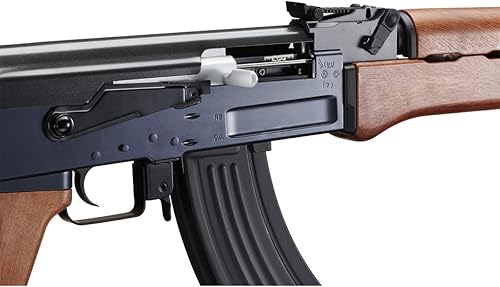 Miniatura 6 de Lancer Tactical Gen 2 Airsoft Full Metal AK-47 Airsoft LT-728-G2 AEG Rifle con batería y cargador 400 FPS-Madera