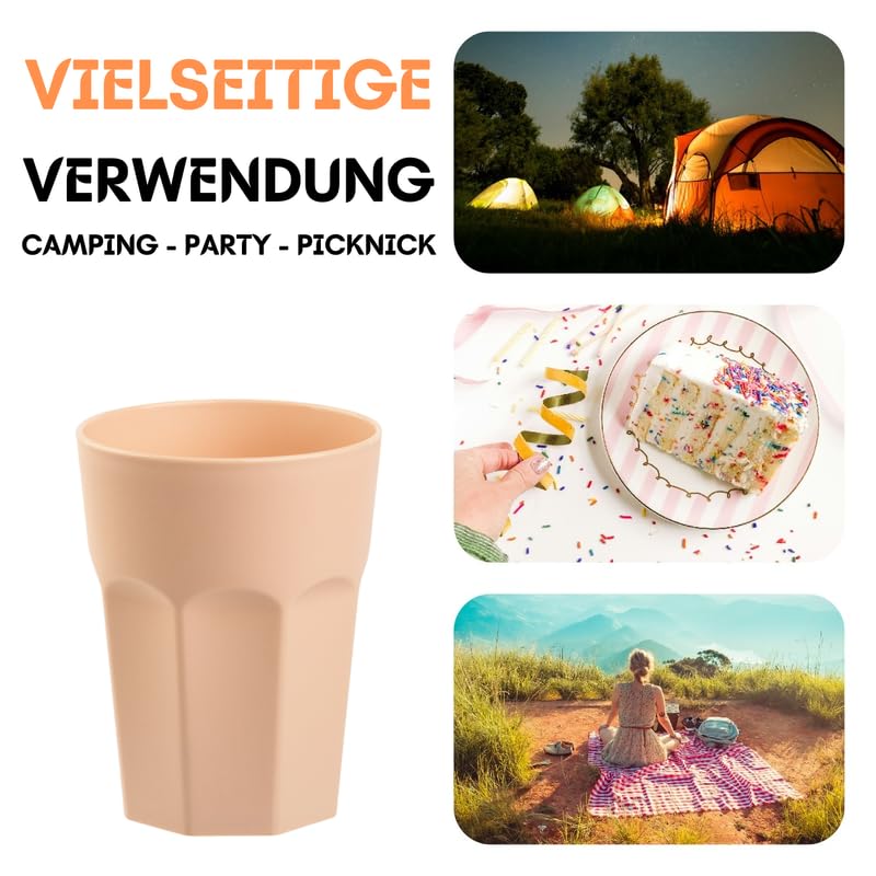 ENGELLAND 15 x Kunststoffbecher Party-Becher Plastik Gläser Mehrweg 400 ml Gelb ENGELLAND 15 x Kunststoffbecher Party-Becher Plastik Gläser Mehrweg 400 ml Gelb