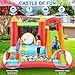 HYPOAI Bounce House,Inflatable Bounce Castle with Blower for Kids 3-12,Outdoor/Indoor Bouncy House Water Park for Backyard with Splash Slide,Climbing Wall,Ball Pit,Jumping Area (146