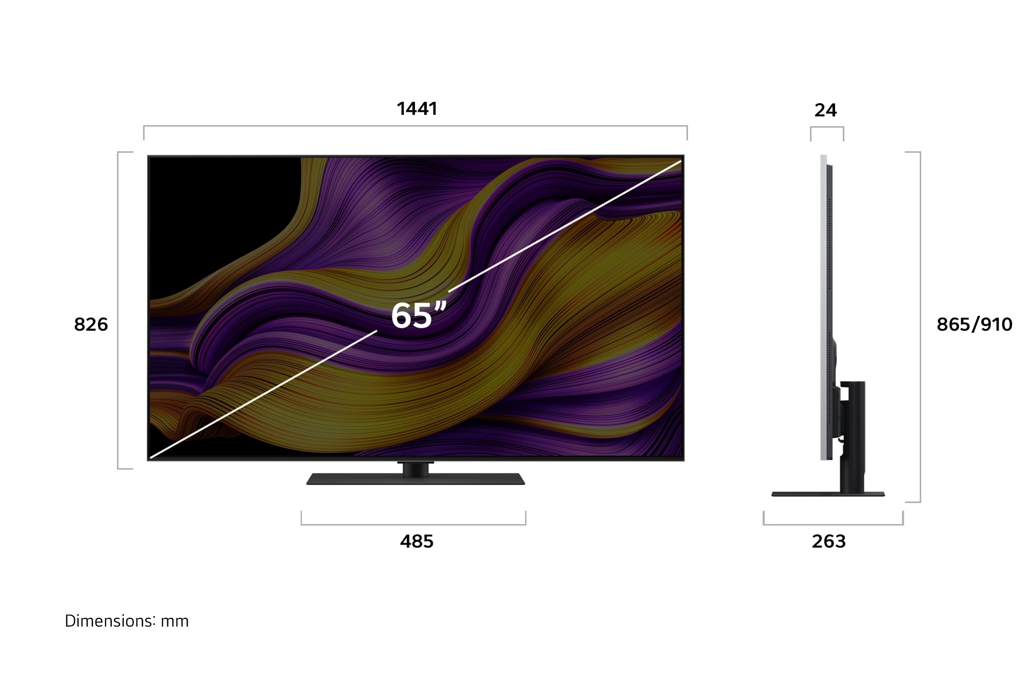 LG OLED65G59LS TV 65 Zoll (165 cm) 4K OLED evo AI TV (α11 Gen2 4K AI Prozessor, webOS 25, 120Hz (VRR bis zu 165Hz)) [Modelljahr 2025]