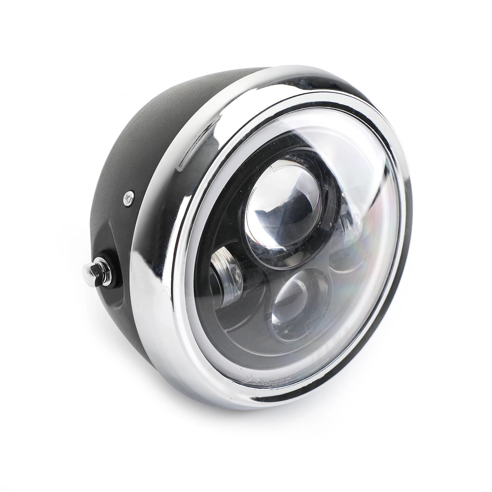 Anabbaglianti Faro anteriore a LED da 7 pollici alto/basso + DRL adatto per motociclette Dyna Cafe Racer Bobber Luci per motociclette