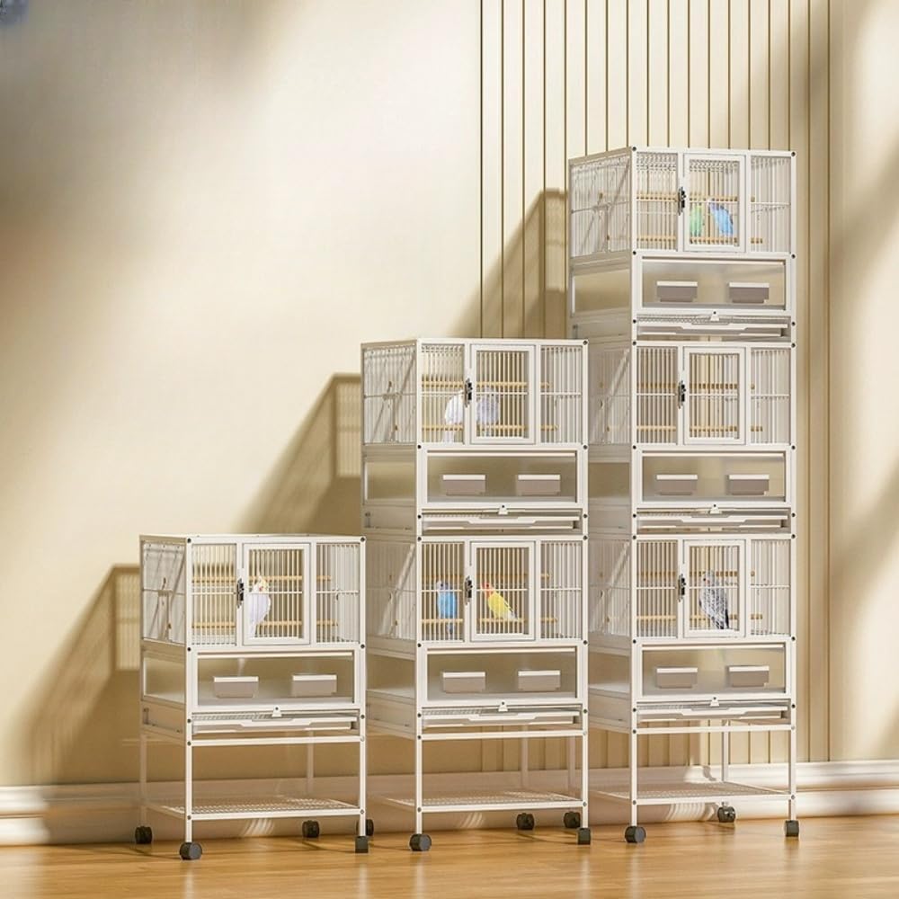 鳥かご 金属製大型のバードケージ オウム、オカメインコ、ラブバード