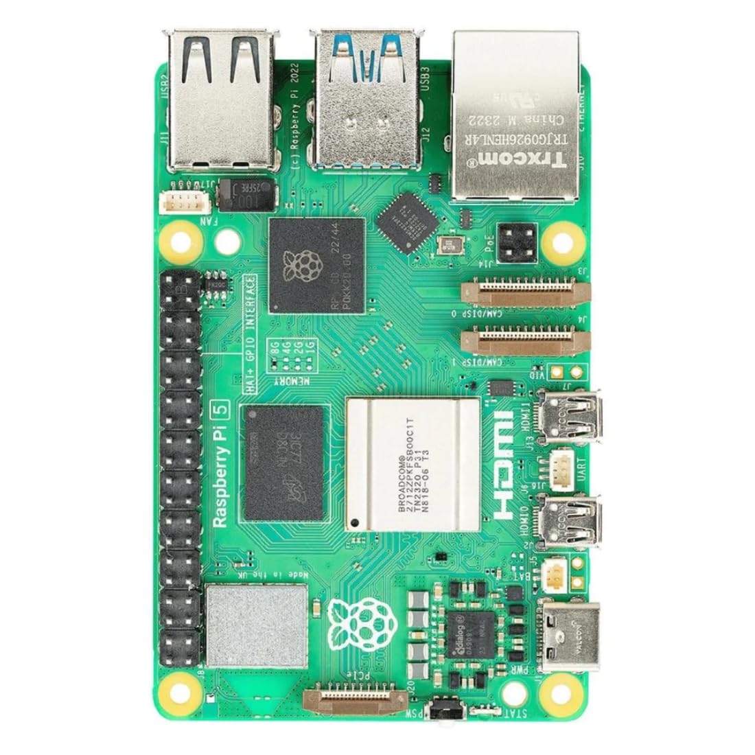 Official Raspberry Pi 5 Model B 1GB RAM | 2.4GHz Quad-Core Cortex