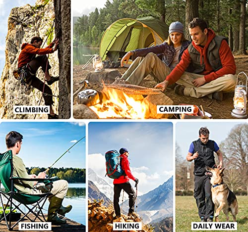 TRGPSG Men's Cargo Pants Camo Casual Pants Relaxed Fit Cotton Work Pants with Multi Pocket 7