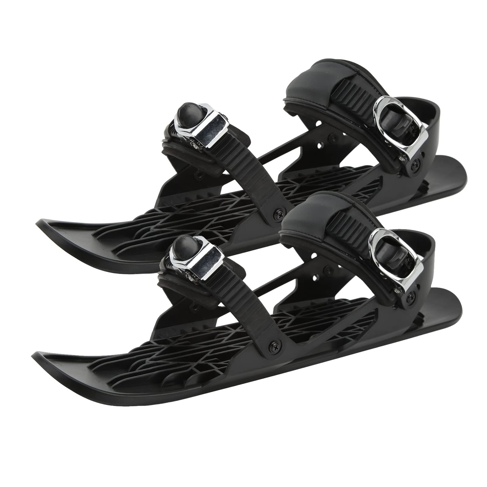 Snowfeet Pro – Mini Skis Courts Pour Chaussures D’Hiver – Patins à Neige Originaux (Fibre De Verre, Fixations Réglables)