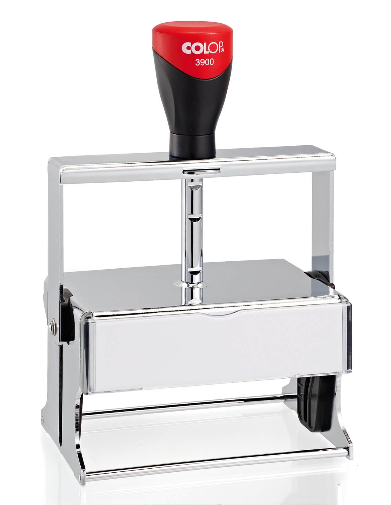 COLOP Expert Timbro personalizzato | Timbro in metallo professionale | Timbro aziendale e indirizzo | Autoinchiostrante | Diverse misure disponibili (3900)