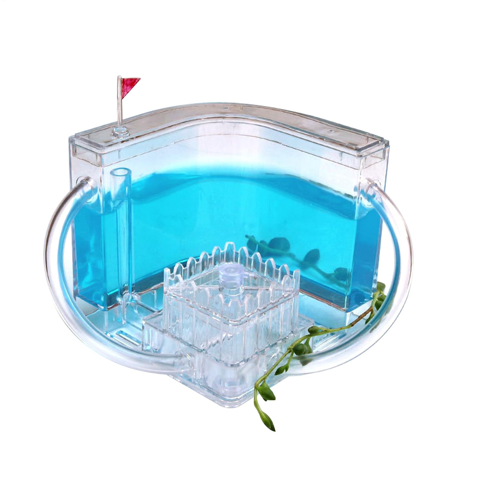 Ant Farm House Castle, Translucent Gel 3D Ant Nest Observation Kit with Connecting Tubes, Ants Habitat House Ants Nature Science Kit, Educational Learning Toy for Kids Boys Girls Adults