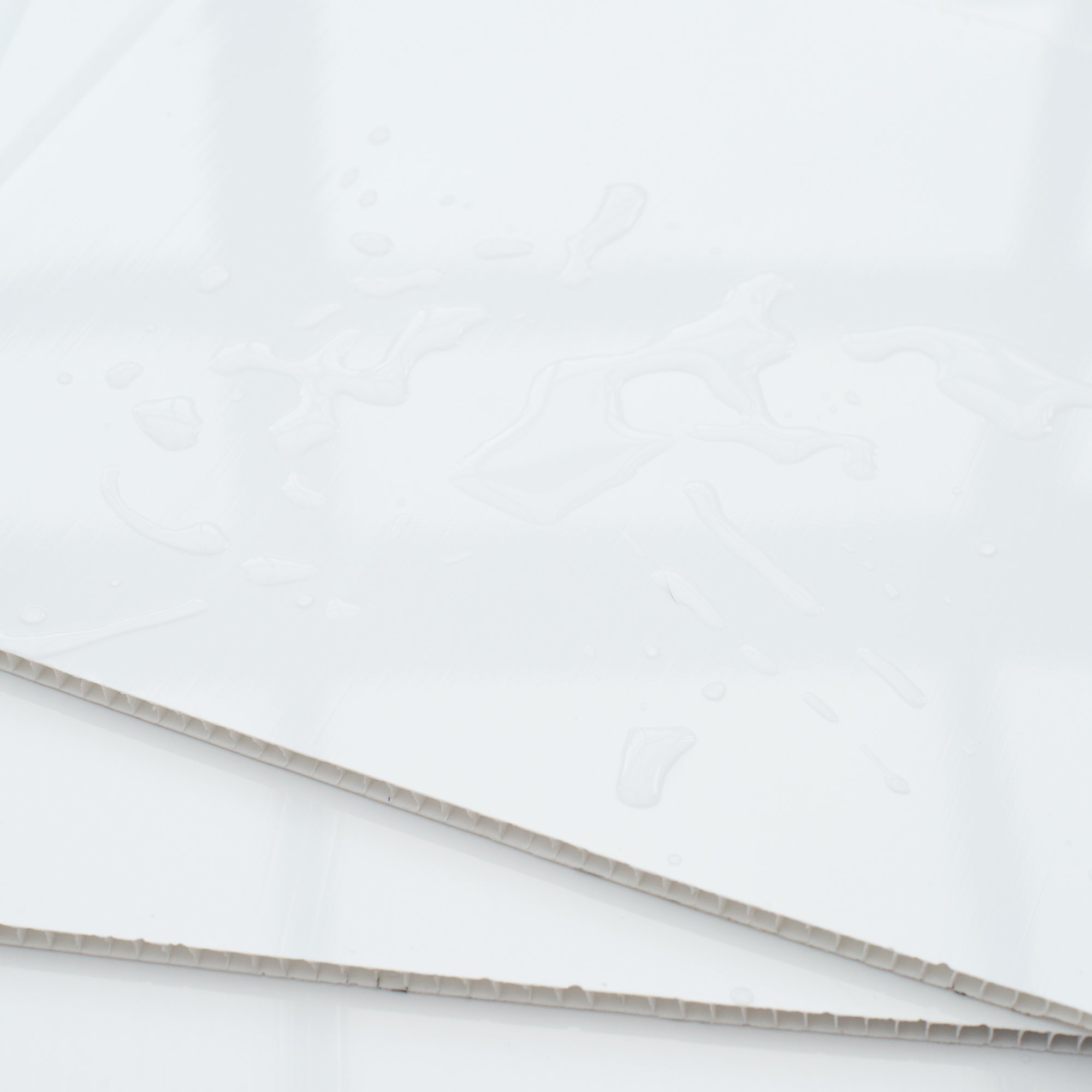 Bathroom Shower Cladding Wall Panels-Ceiling Panels- White Gloss Effect-100% Waterproof-by Claddtech (5 Panel Pack)