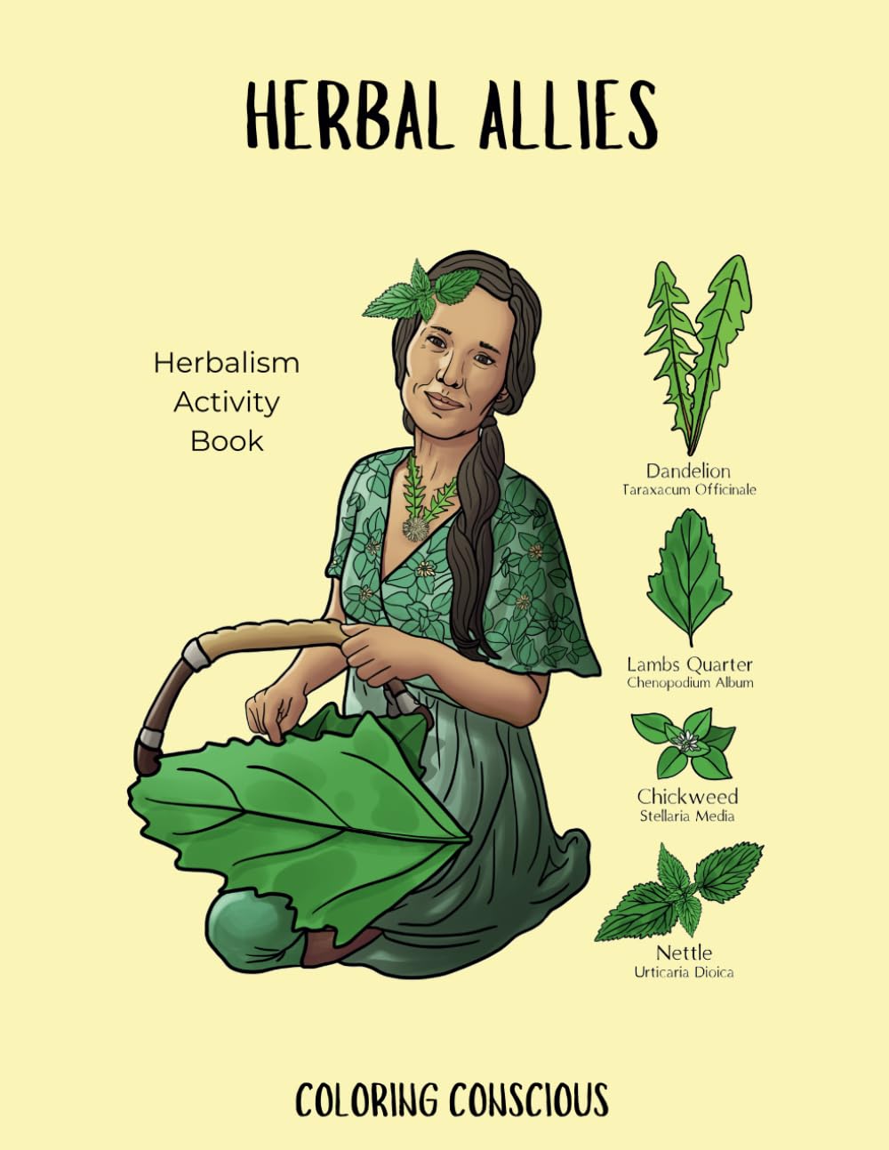 Herbal Allies Coloring Book on Herbalism