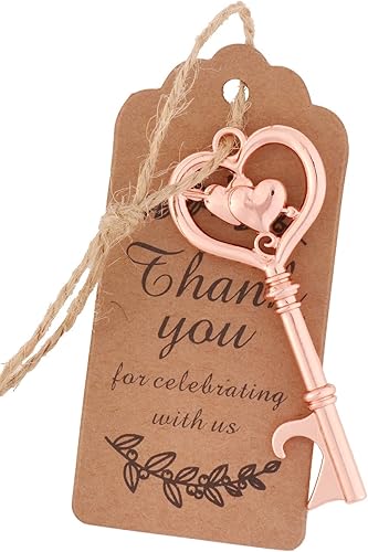 Paquete de 40 regalos de boda abridor de botellas de llaves esqueleto vintage suministros de decoración de recuerdos de fiesta recuerdos de boda