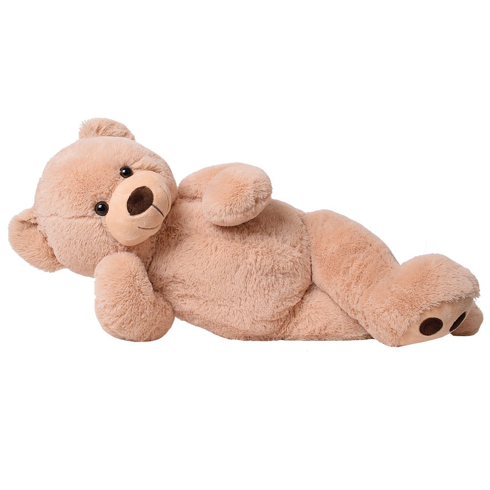 TE-Trend Orsacchiotto XXL 100 cm – grazioso orsetto gigante per ore coccolose – orsacchiotto marrone – Peluche XXL per momenti indimenticabili – Orso di peluche – Orso gigante per bambini e adulti