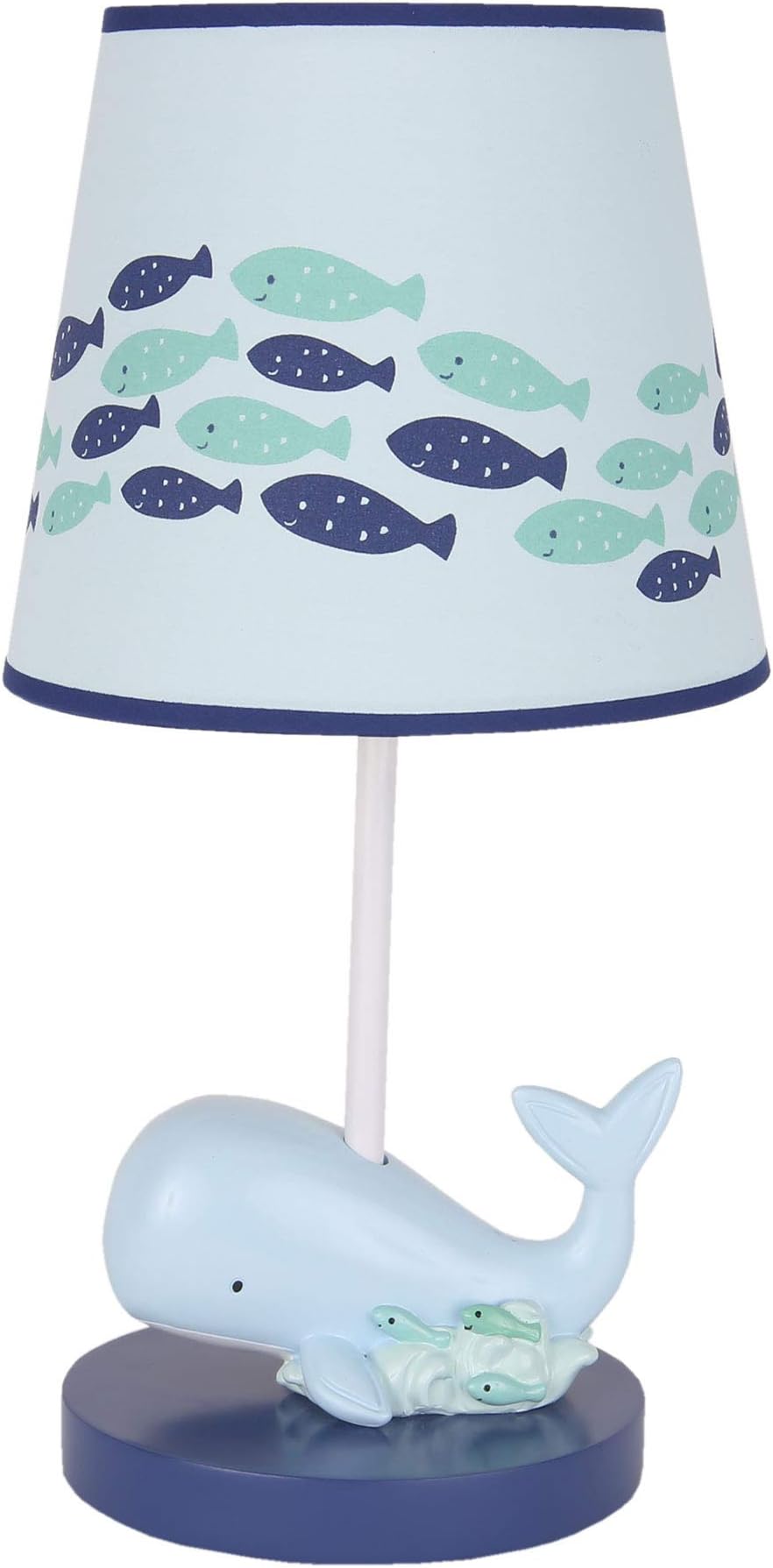 Lambs & IvyOceania Blue Ocean/Sea/Nautical Nursery Lamp with Shade & Bulb